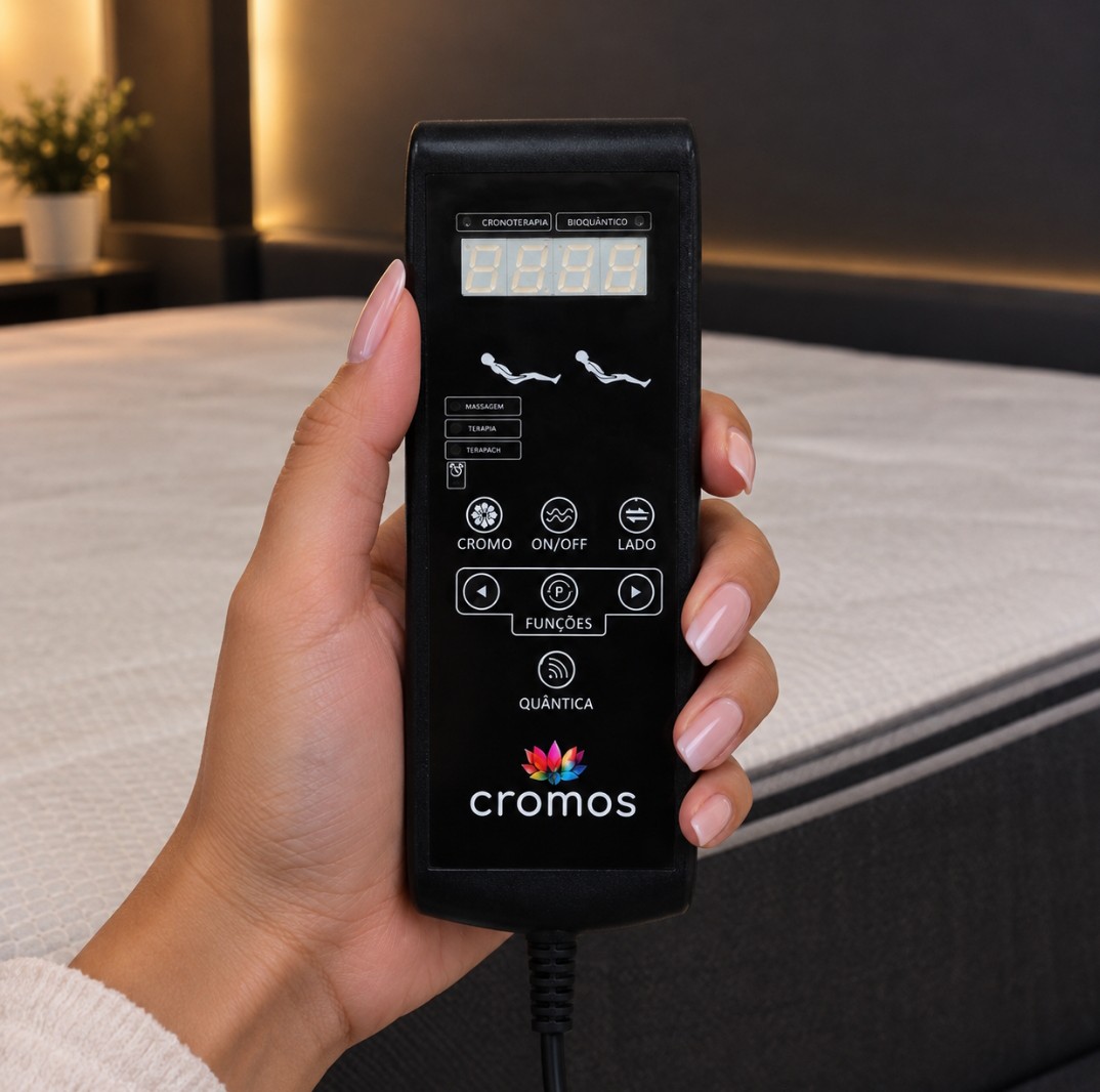 Controle remoto das terapias do colchão Sono Health